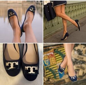 TORY BURCH GIGI BLOCK SUEDE HEEL SIZE 8.5
